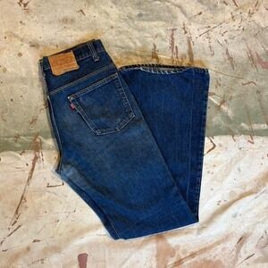Vintage 1980s Levi's 517 Dark Wash Jeans Measure 30x32 Made in the USA